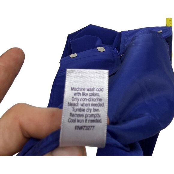 Jennifer‎ Lopez Womens Royal Blue Shorts Size 10 - Picture 3 of 10